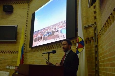 , Leonar Botero, en Conversatorio por Sahara Occidental