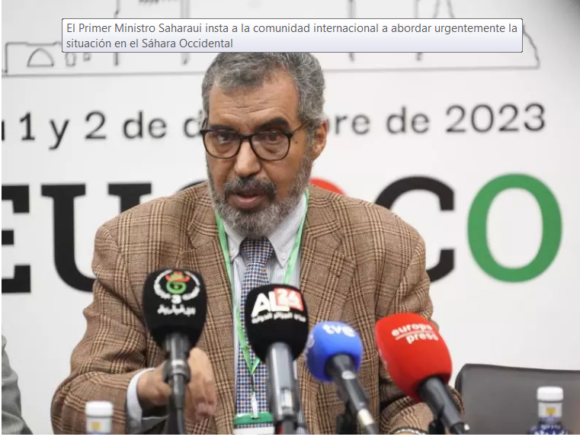 Primer ministro de la RASD: La responsabilidad de España no concluirá hasta que el pueblo saharaui decida libremente su futuro | Contramutis