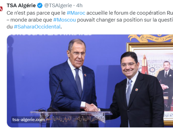 frtgyhujiklñ Sahara occidental : Lavrov évoque devant Bourita l’autodétermination des peuples