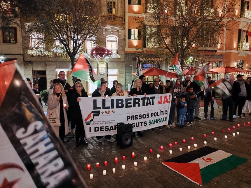 Manifestación en las Islas Baleares de apoyo al pueblo saharaui y condena la represión de Marruecos | Sahara Press Service (SPS)