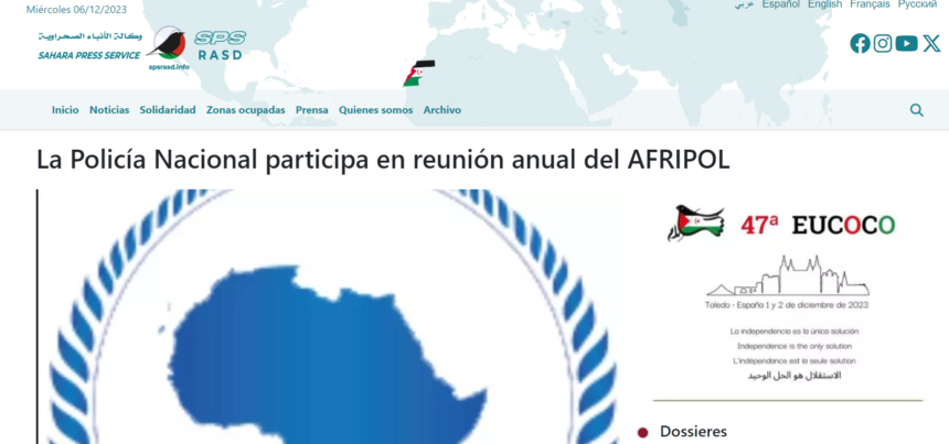 La Policía Nacional participa en reunión anual del AFRIPOL | Sahara Press Service (SPS)