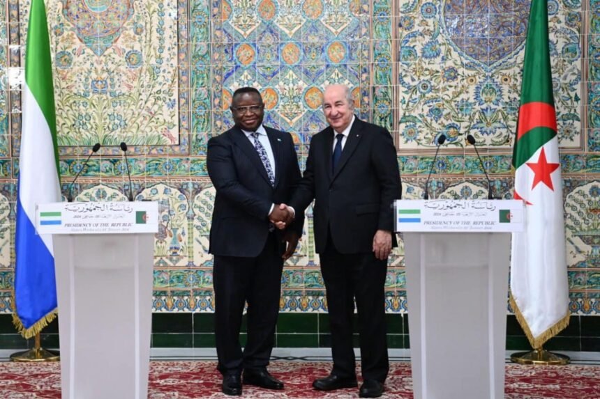 Algérie – Sierra Leone : ce qu’ont convenu Tebboune et Julius Maada Bio – TSAlgérie