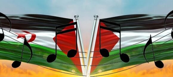BANDERAS NOTAS CANCIONES DE MIL VOCES POR LA PAZ