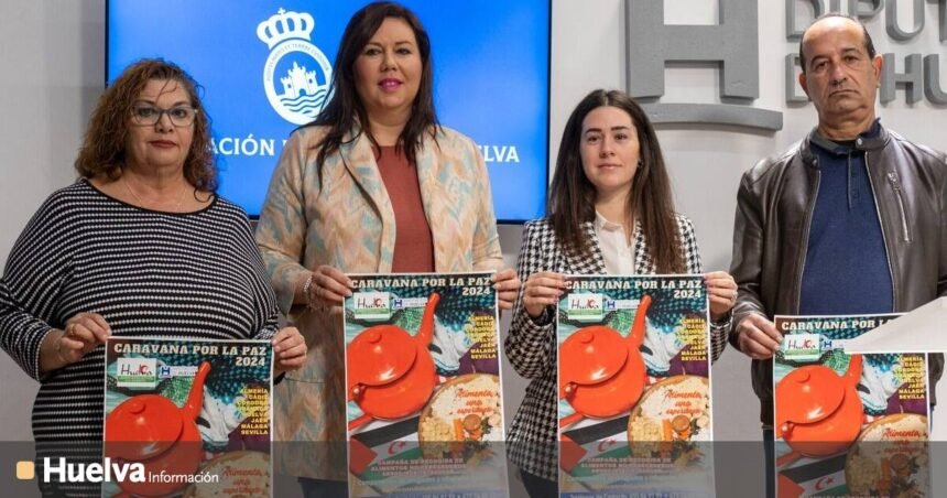 La ‘Caravana por la Paz’ hace un llamamiento a la solidaridad de los onubenses con la población saharaui refugiada