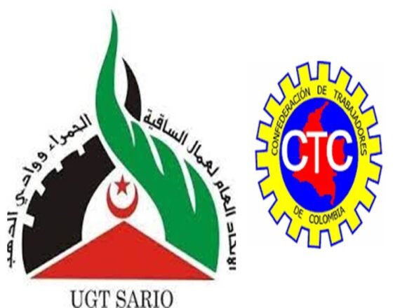 La  UGTSARIO recibe mensaje de felicitaciones de  -CTC- de Colombia por 50 Aniversario de su fundación | Sahara Press Service (SPS)