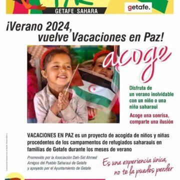 El programa Vacaciones en Paz en Getafe busca familias de acogida de niños saharauis en verano – MADRID ACTUAL