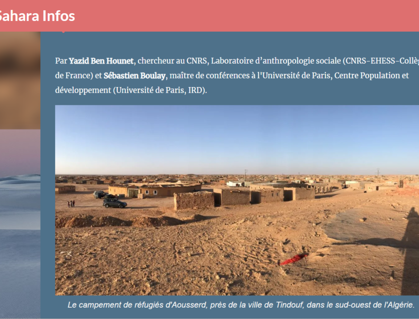 RÉFLEXION. Périssent les principes de la France plutôt que la dernière colonie d’Afrique? – Par Yazid Ben Hounet et Sébastien Boulay (Sahara Infos)