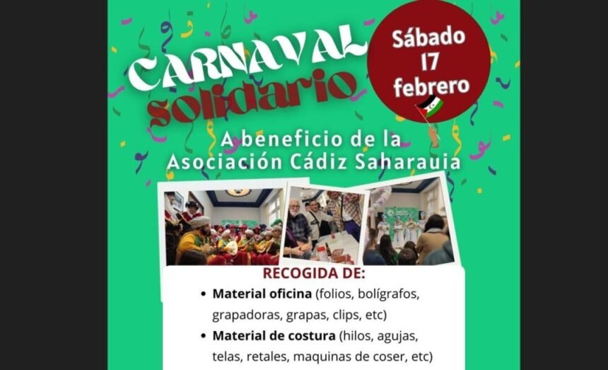 Adelante Andalucía organiza un festival de carnaval solidario a beneficio del Sáhara Occidental – Portal de Cádiz