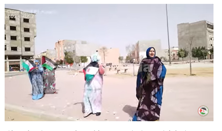 zxsdfrtgyhjuk,l.- Vídeo: Mujeres saharauis lideran una manifestación pacífica en la zona ocupada de El Aaiún para celebrar el aniversario de la RASD – Equipe Media