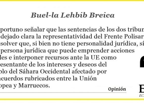 Comentario sobre la opinión de la Abogada General sobre el acuerdo pesquero UE-Marruecos que incluye el Sahara Occidental | ECSAHARAUI
