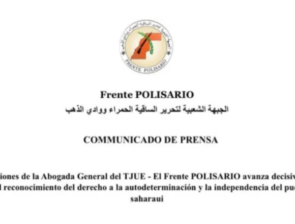 Reacción del FRENTE POLISARIO a las conclusiones de la Abogada General del TJUE – Comunicado de Prensa | Sahara Press Service (SPS)