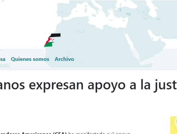 Los Educadores Americanos expresan apoyo a la justa causa del Pueblo Saharaui | Sahara Press Service (SPS)