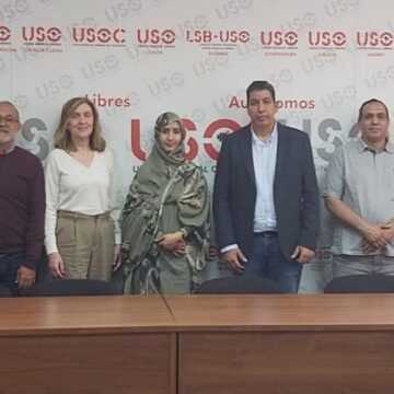 Delegación de la UGTSARIO es recibida en la sede de la USO | Sahara Press Service (SPS)