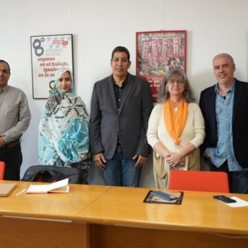 CCOO y UGTSARIO se reúnen en Madrid para abordar la situación actual y abordar mecanismos de trabajo de apoyo al pueblo saharaui | Sahara Press Service (SPS)