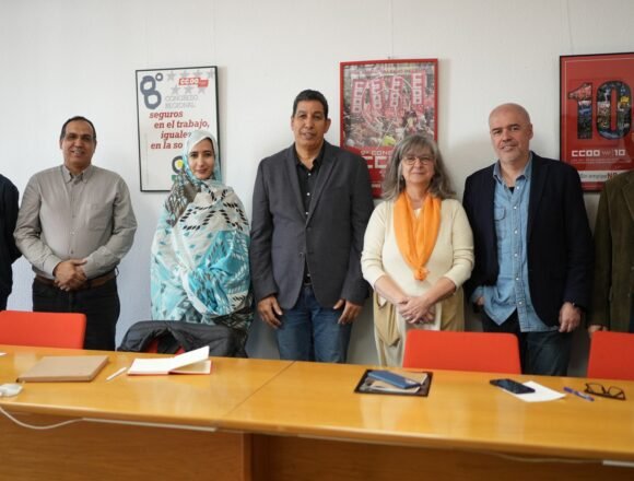 CCOO y UGTSARIO se reúnen en Madrid para abordar la situación actual y abordar mecanismos de trabajo de apoyo al pueblo saharaui | Sahara Press Service (SPS)