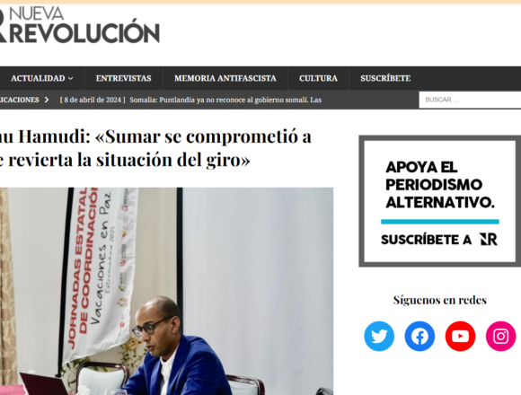 Salamu Hamudi: «Sumar se comprometió a que se revierta la situación del giro», por Héctor Santorum | En NR – Periodismo alternativo