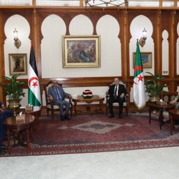 Acompañado del jefe del Estado Mayor del Ejército, Brahim Ghali inicia una visita oficial a Argelia | ECSAHARAUI