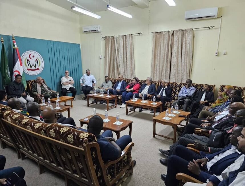 El Presidente de la República recibe a una delegación del Foro Diplomático de Solidaridad con el Pueblo Saharaui | Sahara Press Service (SPS)