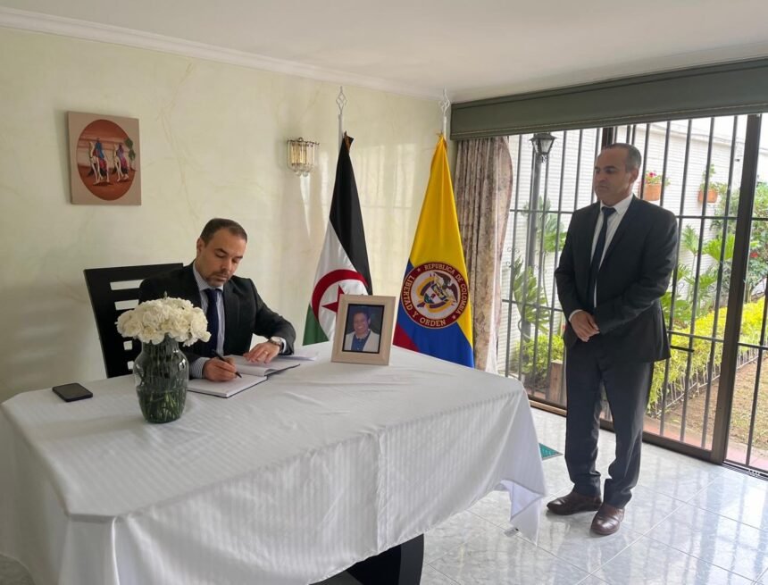 embajada_01 Sensible despedida en Colombia a embajador de la RASD, Mah Iahdih Nan | Sahara Press Service (SPS)