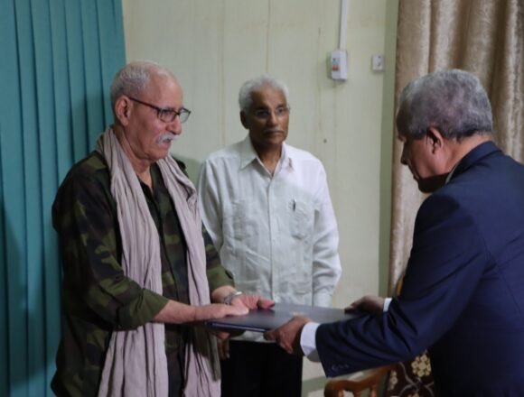 Presidente de la República recibe las Cartas Credenciales del nuevo embajador de Cuba ante la RASD | Sahara Press Service (SPS)