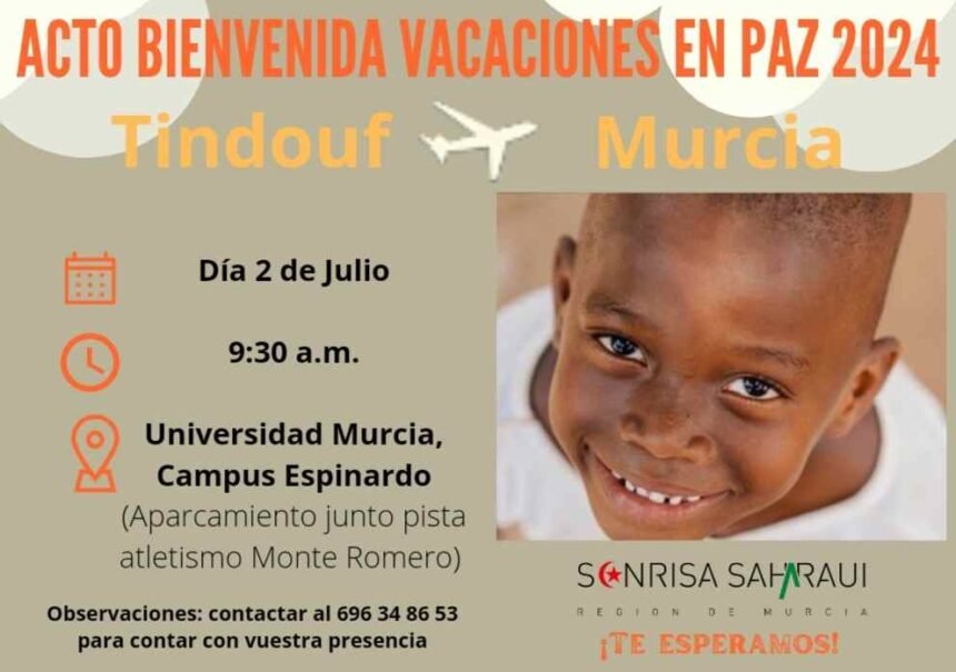Sonrisa Saharaui: 43 Niños Saharauis Llegan a Murcia para un Verano Inolvidable | Infomolina