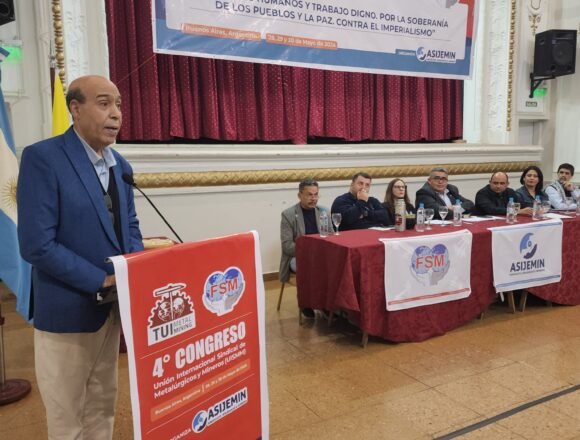 intervencion_moh._ali ARGENTINA | UGTSARIO presente en el 4° Congreso de la Unión Internacional Sindical de Metal y Minería | Sahara Press Service (SPS)