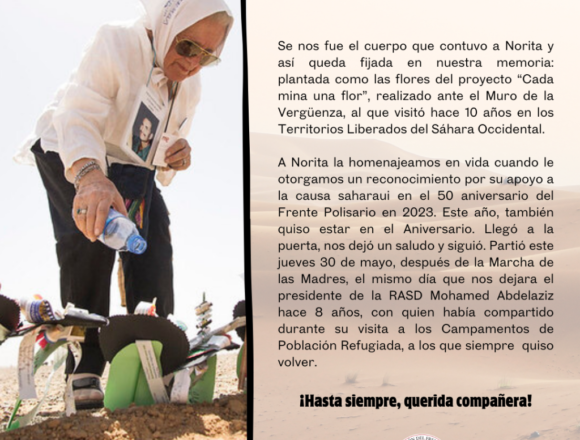 obituarios-3 El Frente Polisario y el Gobierno de la RASD lamentan la partida de Nora Cortiñas | Voz del Sahara Occidental en Argentina
