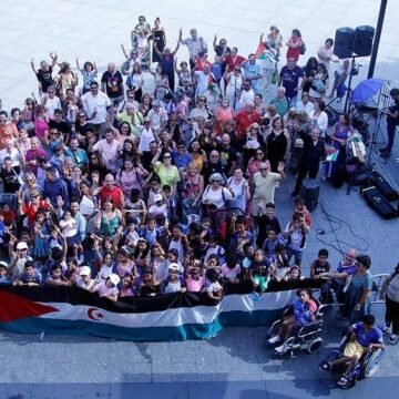 Más de un centenar de personas se concentran en Santander para reivindicar la independencia del Sáhara Occidental