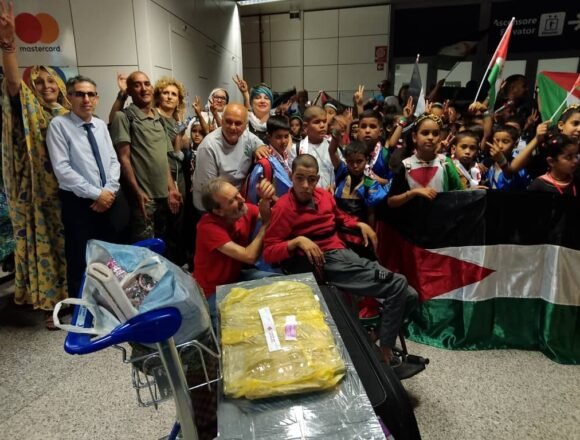 italia_recepcion_de_menores_saharauis_01 126 menores saharauis con 25 acompañantes pasarán el verano en Italia | Sahara Press Service (SPS)