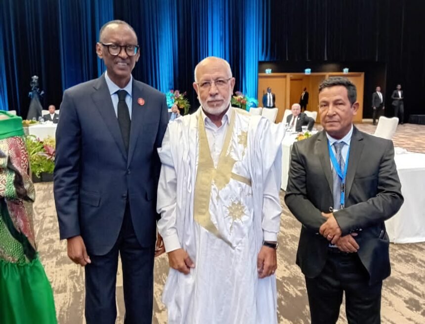 Presidente del CNS se encuentra con varias delegaciones participantes en la toma de posesión del presidente ruandés | Sahara Press Service (SPS)