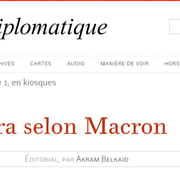 Le Sahara selon Macron, par Akram Belkaïd (Le Monde diplomatique, septembre 2024)