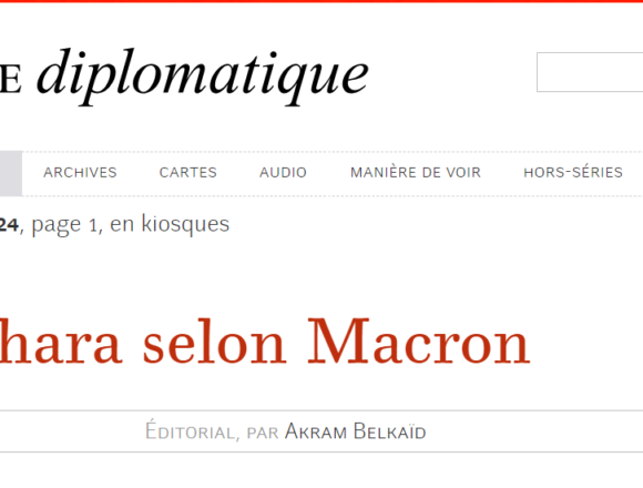 sdfghjklñ- Le Sahara selon Macron, par Akram Belkaïd (Le Monde diplomatique, septembre 2024)