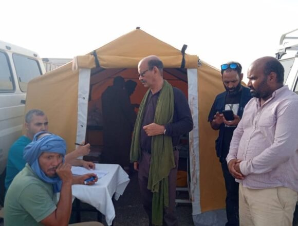 Le Ministère de la Santé Publique sahraoui établit un hôpital de campagne à Dakhla pour aider les victimes des pluies | Sahara Press Service (SPS)