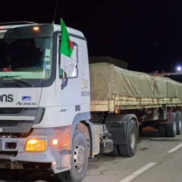 Arrivée de la première caravane de solidarité de l’Etat algérien dans les camps de réfugiés sahraouis | Sahara Press Service (SPS)