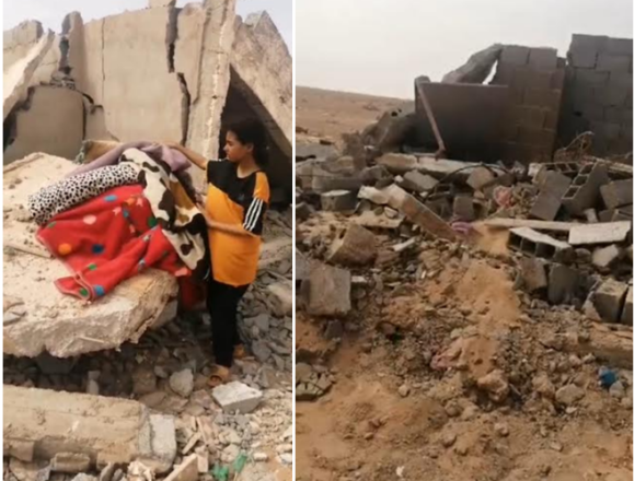 Agosto saharaui: Familias saharauis obligadas a abandonar sus lugares de residencia al ser destruidas sus viviendas | Contramutis