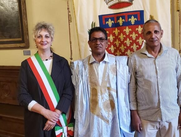 El Alcalde de Bir Lehlu continua su gira por la región italiana de Toscana | Sahara Press Service (SPS)