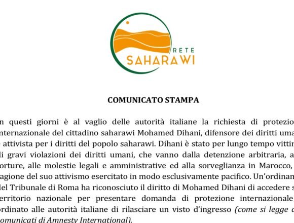 Les harcèlements du Maroc contre les activistes sahraouis en Italie et les violations des droits humains dans les territoires occupés exposées | Sahara Press Service (SPS)
