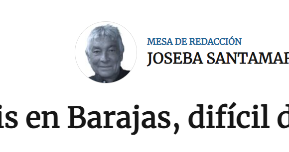 DEPORTACIONES ACTIVISTAS SAHARAUIS | Saharauis en Barajas, difícil de creer – Joseba Santamaría en Noticias de Navarra