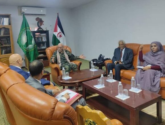 El Presidente Ghali recibe al Ministro de los Muyahidines argelino | Sahara Press Service (SPS)