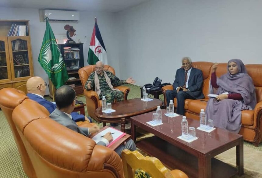 El Presidente Ghali recibe al Ministro de los Muyahidines argelino | Sahara Press Service (SPS)