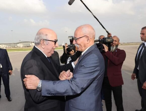 Ghali arriba a Argel para participar en las celebraciones del aniversario 70 del inicio de la Revolución Argelina | Sahara Press Service (SPS)