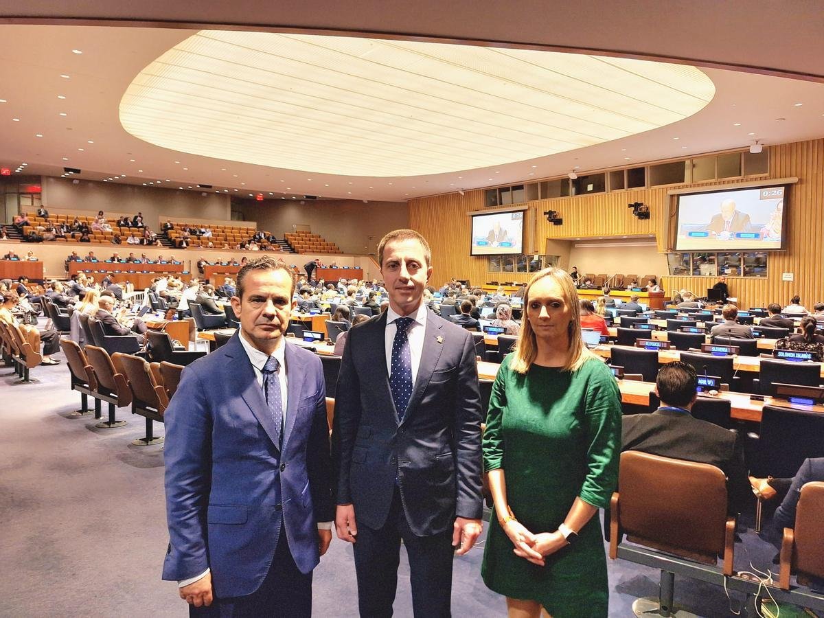 Los tres políticos de Mallorca intervinieron en esta sesión especial de la ONU