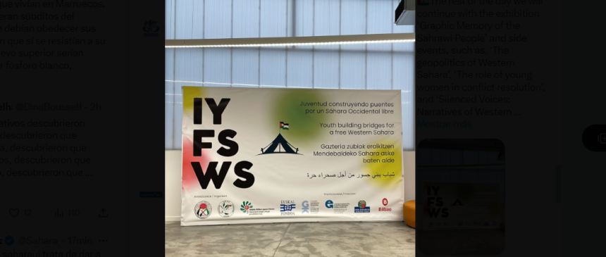 La juventud saharaui trata de dar a conocer la realidad de la ocupación y los campamentos saharauis – International Youth Forum Western Sahara (IYFSWS)