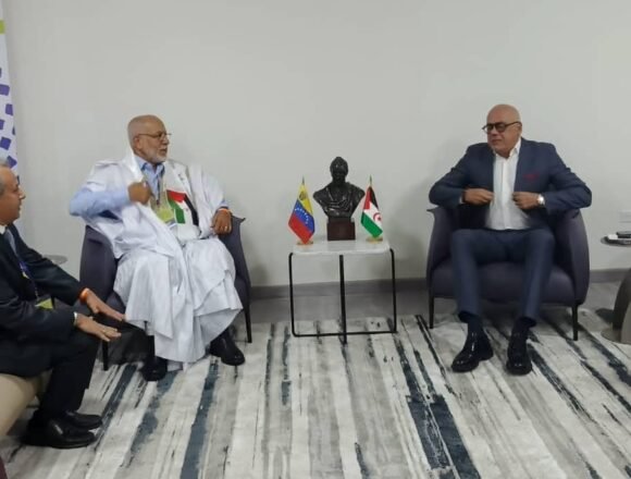 El Presidente del CNS es recibido por su homólogo venezolano | Sahara Press Service (SPS)