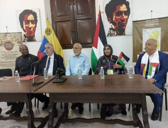 El Presidente del CNS se reúne con los movimientos de solidaridad venezolanos en Caracas | Sahara Press Service (SPS)
