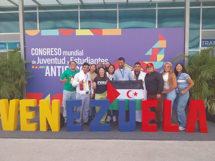 Delegación saharaui participa en la Conferencia Mundial de Jóvenes y Estudiantes Contra el Fascismo | Sahara Press Service (SPS)