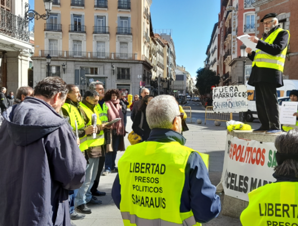 Luis Portillo, indignado con los gobernantes españoles, en defensa de la causa saharaui | Contramutis