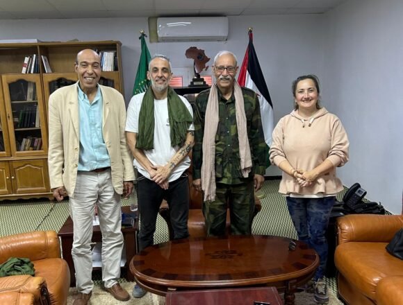 Presidente Brahim Gali recibe a líderes sindicales de Argentina | Sahara Press Service (SPS)