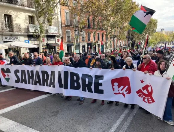 sahara-1 Mundo Obrero – Manifestación en Madrid exige la autodeterminación del Sáhara Occidental y el cumplimiento de la justicia europea