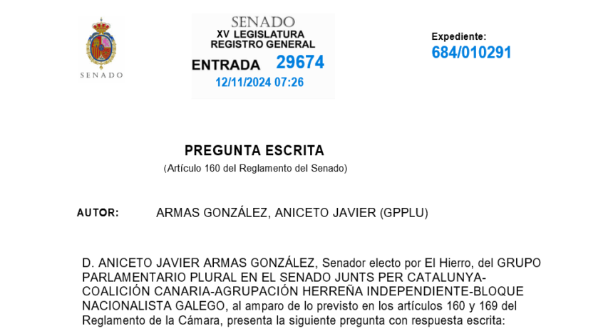 ¿Es cierto que España piensa ceder a Marruecos el espacio aéreo del Sahara para que presten servicios ATS?»